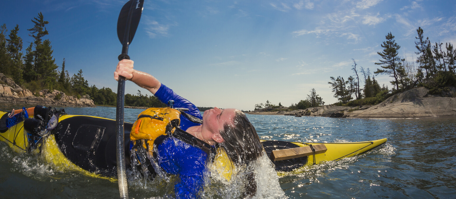 Video Top tips on how to roll a sea kayak Northern Ontario Travel
